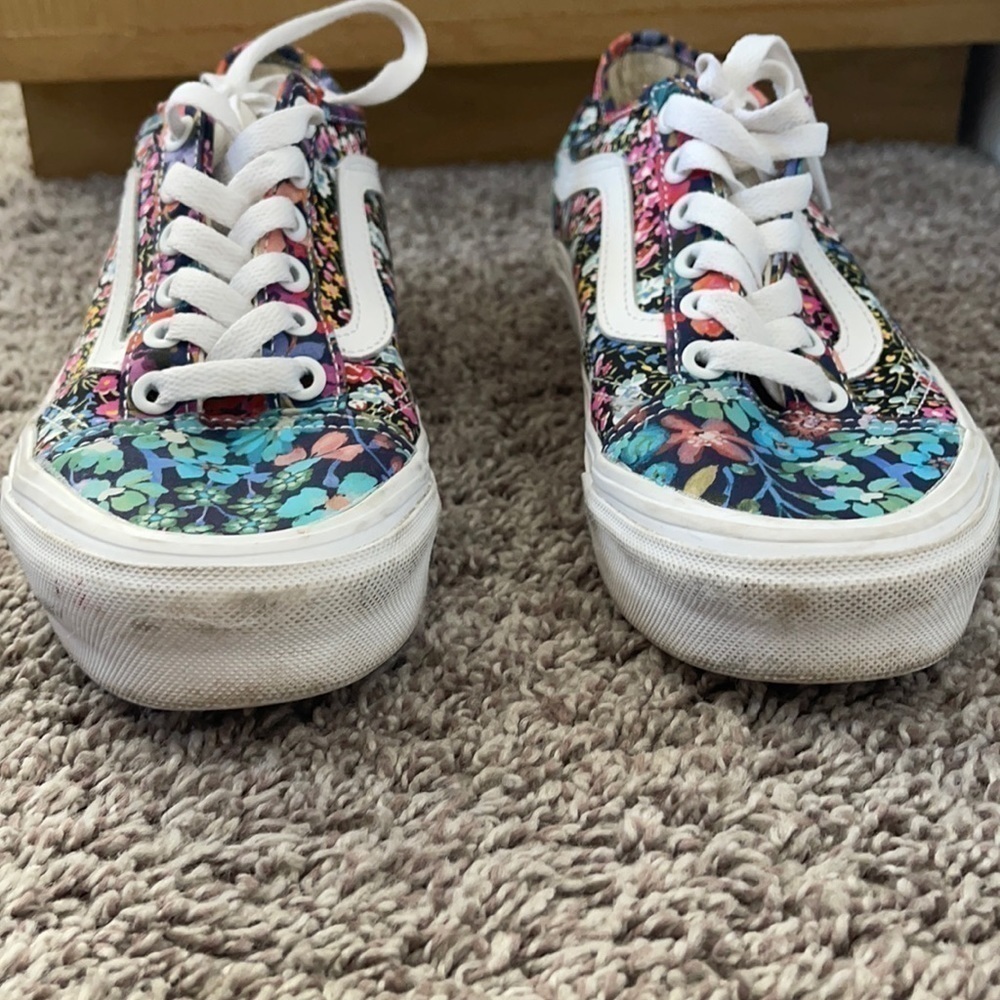Vans Liberty Fabrics x Old Skool Tapered 'Patchwork Floral Black Multi'size 6.5